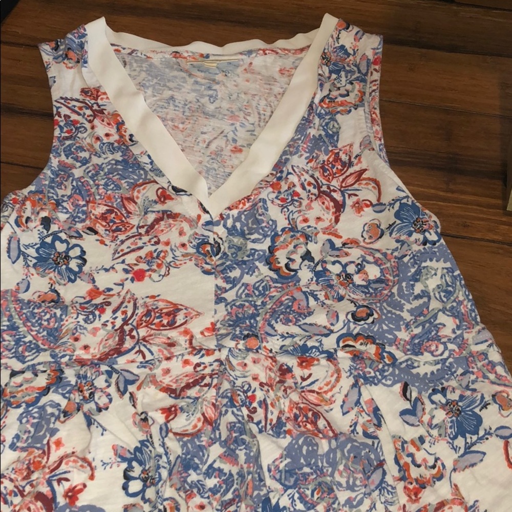 Anthropologie peplum top